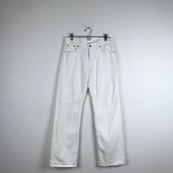 Lucky Brand Denim - Lucky Brand Button Fly Dungarees White Jeans 10/30